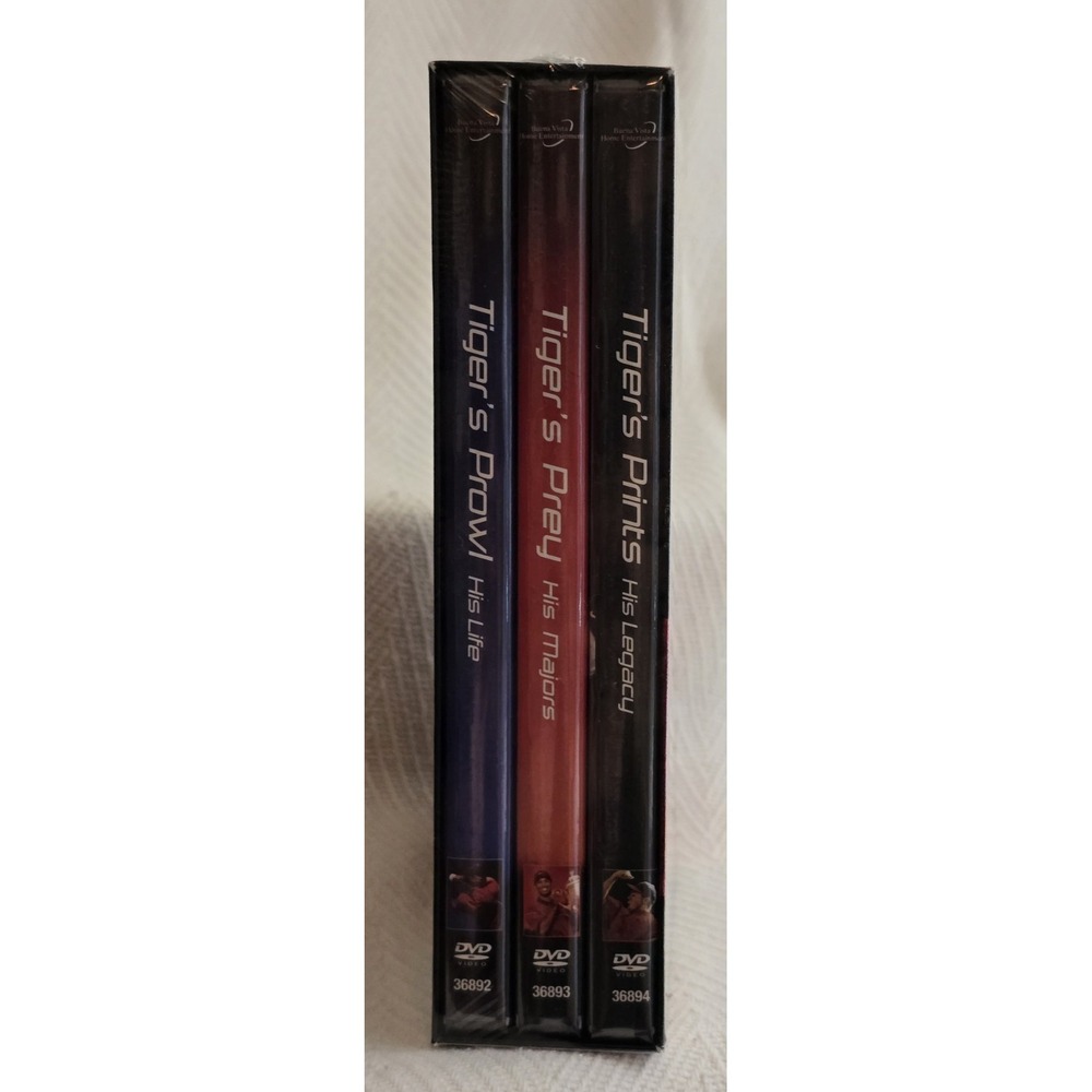 Tiger: The Authorized DVD Collection (DVD, 2004, 3-Disc Set) NEW & SEALED - Picture 3 of 3